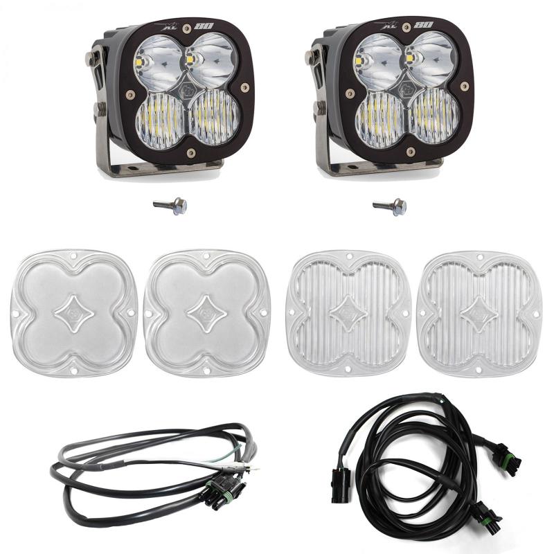 Baja Designs 2021+ Ford Bronco A Piller Light Kit XL80 D/C w/Upfitter-LTW Motorsports