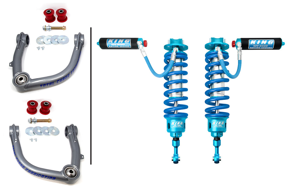 08-21 Toyota Land Cruiser 200 Series Lift Kit with King 3.0 Adjustable Front Shocks-LTW Motorsports