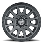 Compression 17 X 8.5 / 5 Double Black, ICON Alloys