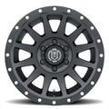 Compression 18 X 9 Satin Black, ICON Alloys