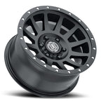 Compression 18 X 9 Satin Black, ICON Alloys