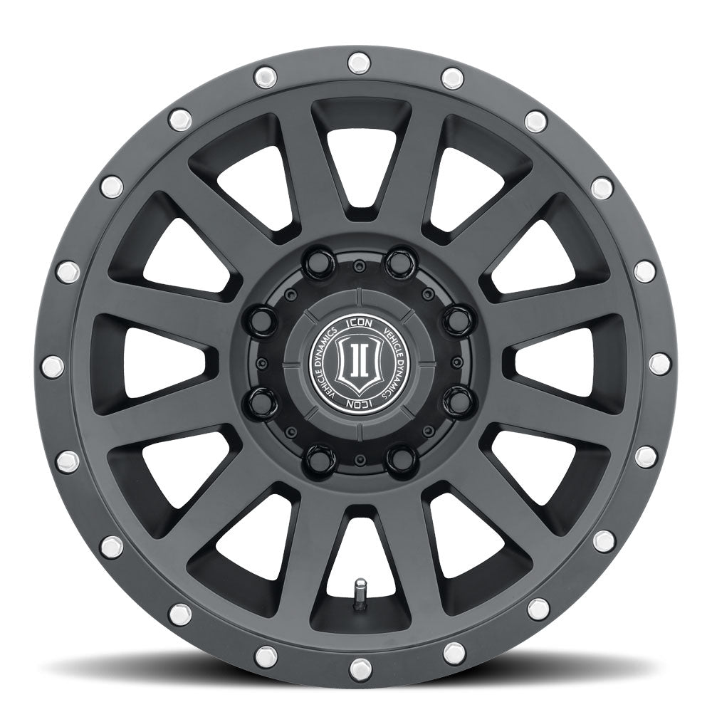 Compression HD 18 X 9 Satin Black, ICON Alloys