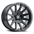 Compression 20 X 10 / 6 X 5.5 / -19MM / 4.75 Inch Back Space Satin Black, ICON Alloys
