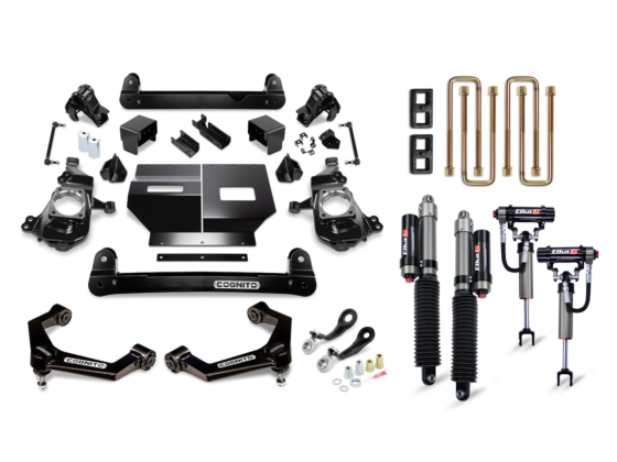 4-Inch Elite Lift Kit with Elka 2.5 Reservoir Shocks for 2020-2024 Silverado/Sierra 2500/3500 2WD/4WD Cognito