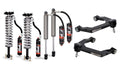1-Inch Elite Ball Joint Leveling Kit with Fox 2.5 Elite Performance Series Shocks for 2019-2025 Chevy Trail Boss/ZR2 & GMC AT4/AT4X 1500 2WD/4WD Cognito