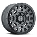Hammer Pro 17 X 8.5 Charcoal W/ Black Ring, ICON Alloys