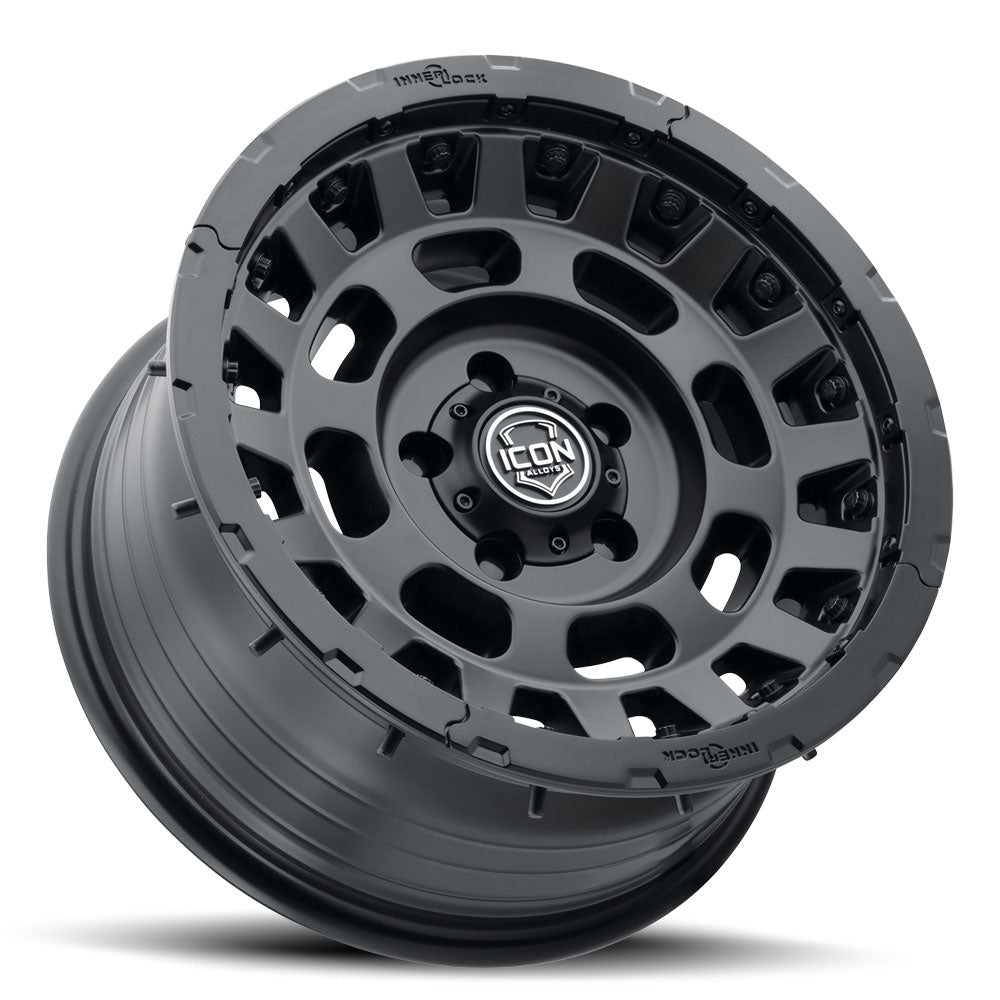 Hammer Pro 17 X 8.5 Satin Black, ICON Alloys