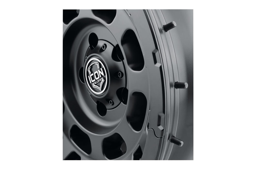 Hammer Pro 17 X 8.5 Satin Black, ICON Alloys