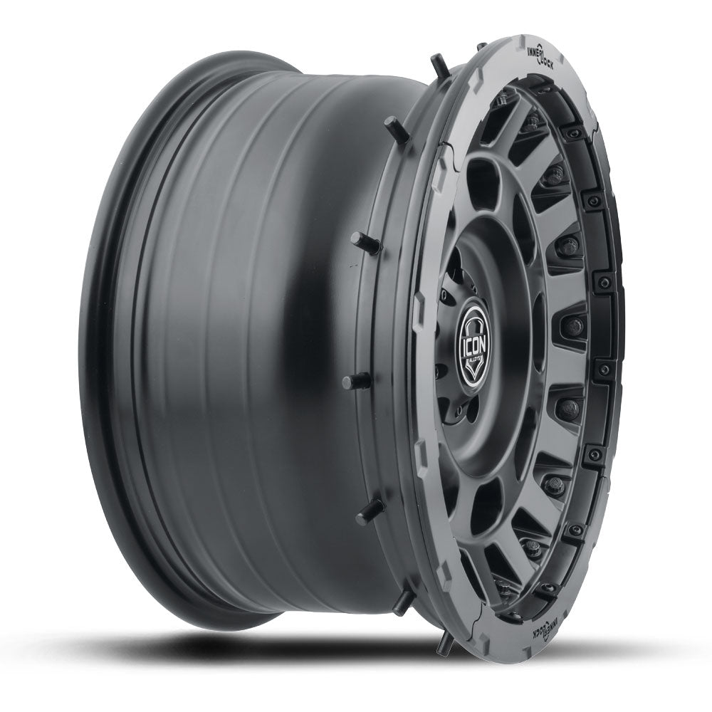 Hammer Pro 17 X 8.5 Satin Black, ICON Alloys