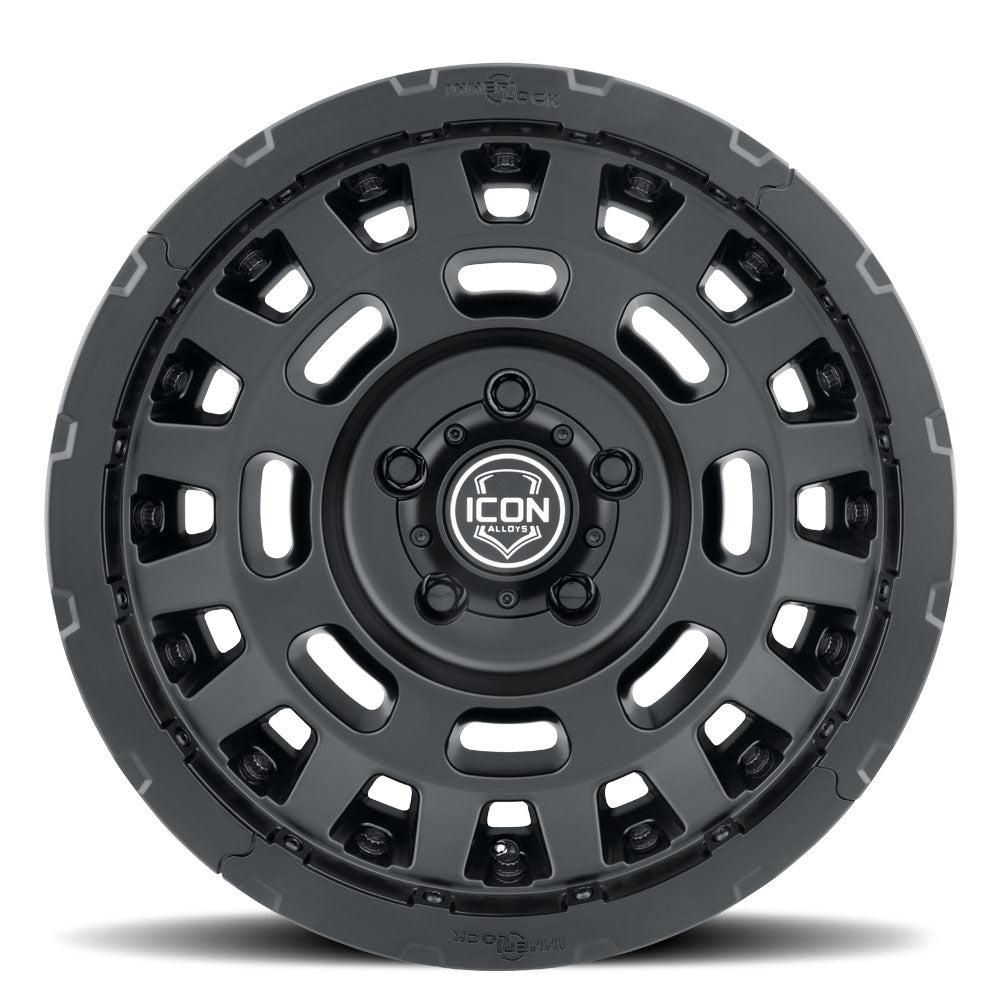 Hammer Pro 17 X 8.5 Satin Black, ICON Alloys