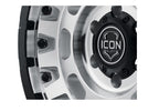 Hammer Pro 17 X 8.5 / 5 X 150 25MM Offset 5.75 Inch Back Space Silver Machined W/ Black Ring, ICON Alloys