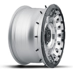 Hammer Pro 17 X 8.5 / 5 X 150 25MM Offset 5.75 Inch Back Space Silver Machined W/ Black Ring, ICON Alloys