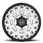 Hammer Pro 17 X 8.5 / 5 X 150 25MM Offset 5.75 Inch Back Space Silver Machined W/ Black Ring, ICON Alloys