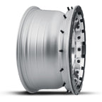 Hammer Pro 17 X 8.5 / 6 X 5.5 0MM Offset 4.75 Inch Back Space Silver Machined W/ Black Ring, ICON Alloys