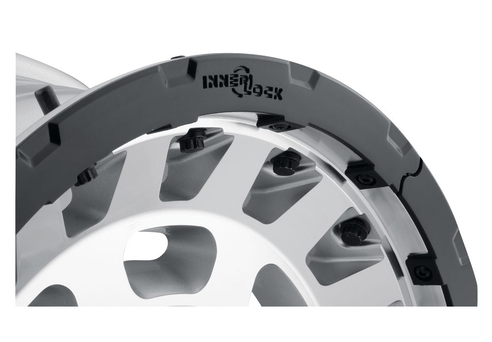 Hammer Pro 17 X 8.5 / 6 X 5.5 0MM Offset 4.75 Inch Back Space Silver Machined W/ Black Ring, ICON Alloys