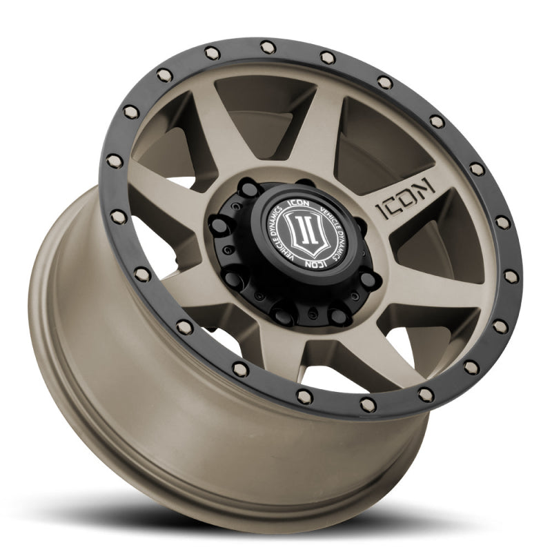 ICON Rebound HD 18x9 8x170 6mm Offset 5.25in BS 125mm Bore Bronze Wheel-LTW Motorsports