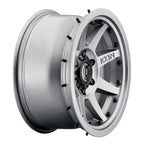 Rebound Pro 17 X 8.5 / 5X5 / -6MM / 4.5 Inch Back Space Titanium, ICON Alloys