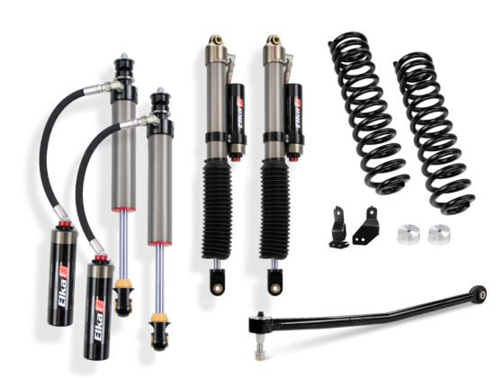 2-Inch Elite Leveling Kit with 2.5 Elka Remote Reservoir Shocks for 2017-2019 Ford F-250/F-350 4WD Cognito