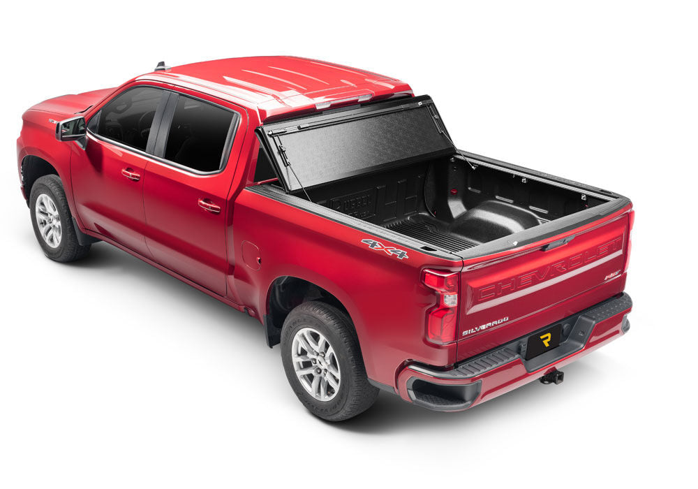 BAKFlip G2 Hard Folding Truck Bed Cover Rails Mounted Low Enough To Use Standard C Clamps 2004-2013 Silverado/Sierra 5 Foot 9 Inch Bed BAK