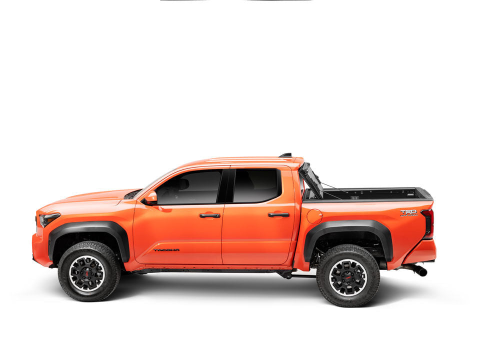 BAKFlip G2 Hard Folding Truck Bed Cover Rail Mounts Near Top of Bed Rail 2005-2015 Toyota Tacoma 6 Foot 2 Inch Bed with Deck Rail System BAK
