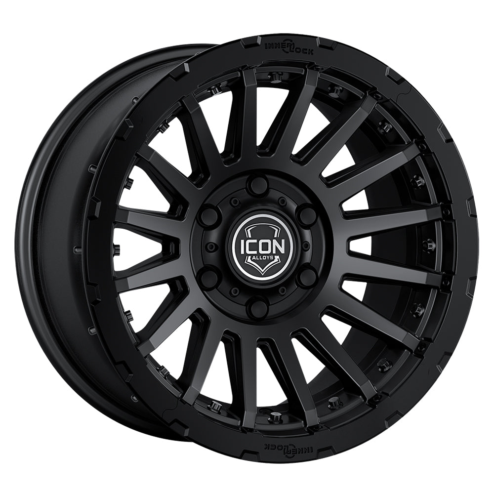 Rebound Pro 18 X 9 Satin Black, ICON Alloys