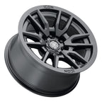 Vector 6 17 X 8.5 / 6 X 5.5 / 25MM / 5.75 Inch Back Space Satin Black, ICON Alloys