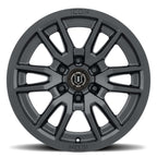 Vector 6 17 X 8.5 Satin Black, ICON Alloys