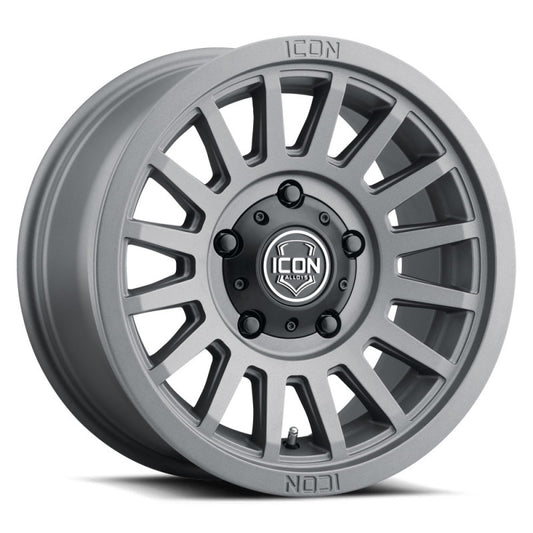 ICON Recon SLX 18x9 6x5.5 BP 0mm Offset 5in BS 106.1mm Hub Bore Charcoal Wheel-LTW Motorsports