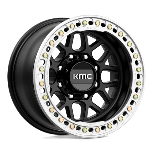 KMC Wheels GRENADE CRAWL BL 17X9 8X6.5 S-BLK -38 KM23579080738N