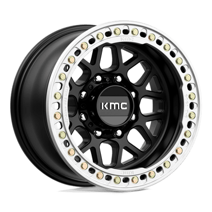 KMC Wheels GRENADE CRAWL BL 17X9 8X6.5 S-BLK -38 KM23579080738N