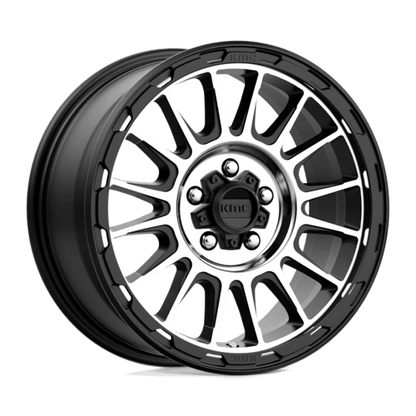 KMC Wheels KM542 17X8 5X4.5 S-BLK MACH 35MM KM54278012535
