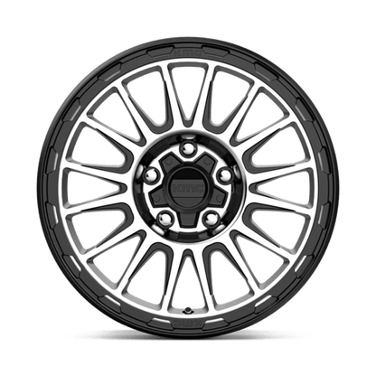 KMC Wheels KM542 17X8 6X5.5 S-BLK MACH 20MM KM54278068520