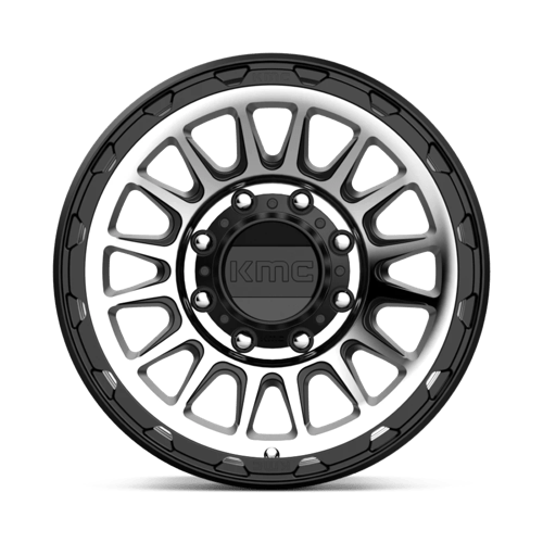 KMC Wheels KM542 17X8.5 8X6.5 S-BLK MACH 00MM KM54278580500