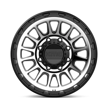 KMC Wheels KM542 17X8.5 8X6.5 S-BLK MACH 00MM KM54278580500
