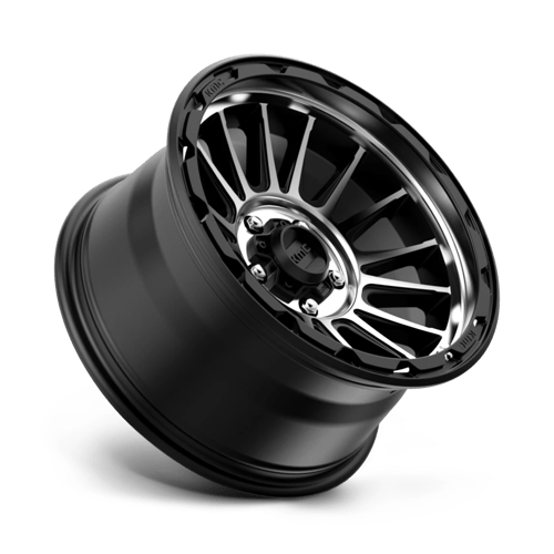 KMC Wheels KM542 17X9 5X5.0 S-BLK MACH -12MM KM54279050512N