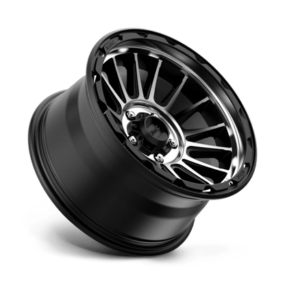 KMC Wheels KM542 17X9 5X5.0 S-BLK MACH -12MM KM54279050512N