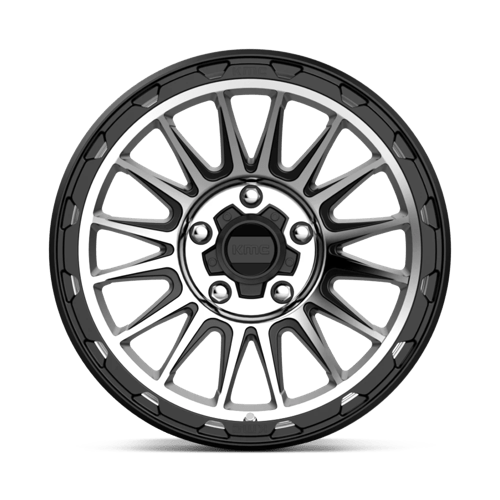 KMC Wheels KM542 17X9 5X5.0 S-BLK MACH -12MM KM54279050512N