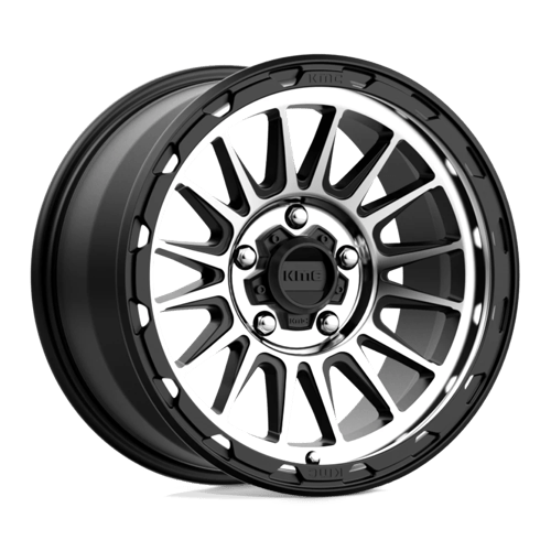 KMC Wheels KM542 17X9 5X5.0 S-BLK MACH 18MM KM54279050518
