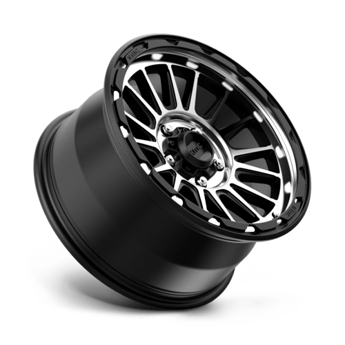 KMC Wheels KM542 17X9 5X5.0 S-BLK MACH 18MM KM54279050518