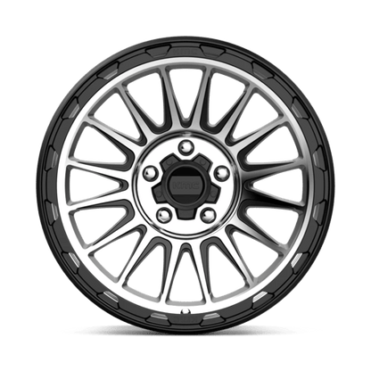 KMC Wheels KM542 18X9 5X5.0 S-BLK MACH 00MM KM54289050500