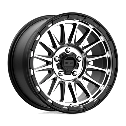 KMC Wheels KM542 18X9 5X5.0 S-BLK MACH 18MM KM54289050518