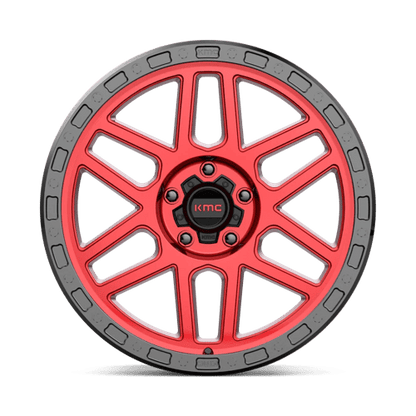 KMC Wheels KM544 20X9 5X150 C-RED BLK-LP 25MM KM54429058925
