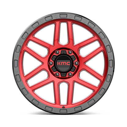 KMC Wheels KM544 17X8.5 6X135 C-RED BLK-LP 00MM KM54478563900