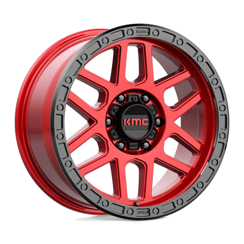 KMC Wheels KM544 18X9 6X5.5 C-RED BLK-LP 18MM KM54489068918