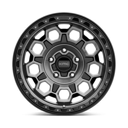 KMC Wheels KM545 17X9 5X5.0 S-BLK GTCC 18MM KM54579050418