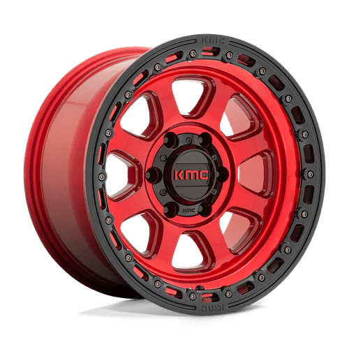 KMC Wheels KM548 17X9 5X5.0 C-RED BLK-LP 00MM KM54879050900