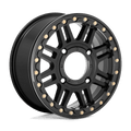 CAGE UTV BL 15X6 4X137 S-BLK BLK-RG +38