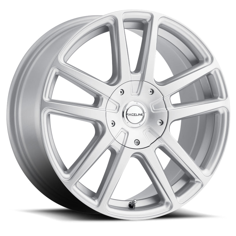 Raceline 145S Encore 16x7in / 5x100/5x114.3 BP / 40mm Offset / 72.62mm Bore - Gloss Silver Wheel