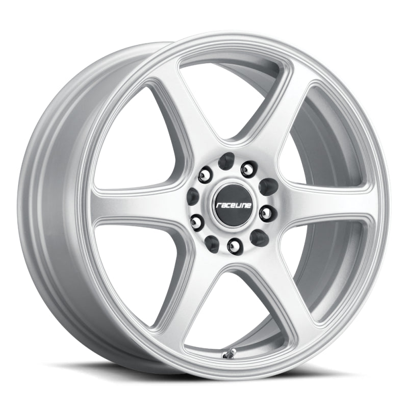 Raceline 146S Matrix 16x7in / 5x110/5x115 BP / 40mm Offset / 72.62mm Bore - Gloss Silver Wheel