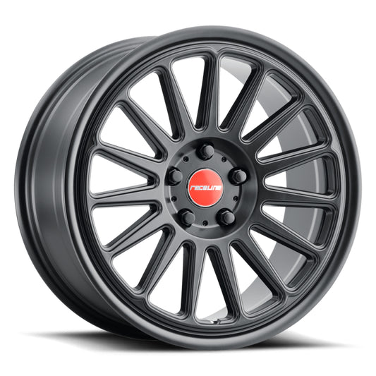Raceline 315B Grip 17x8in / 5x100 BP / 40mm Offset / 72.6mm Bore - Satin Black Wheel